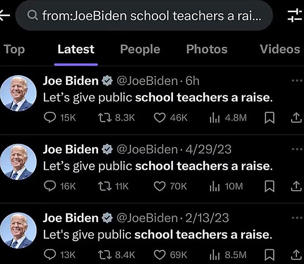 Джо Байден Let's give public school teachers a raise Джо Байден Let's give public school teachers a raise