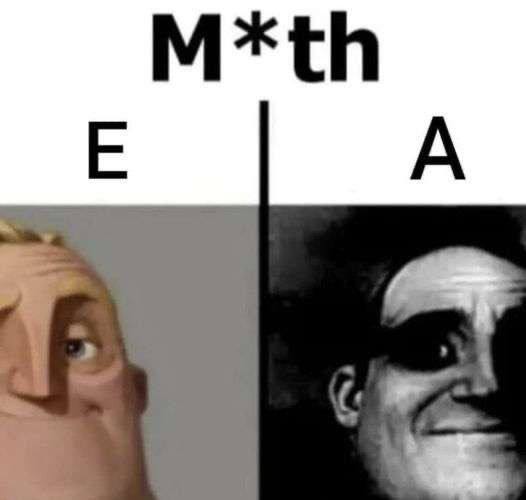 M*th E A Мистер Исключительный шокирован, когда слышит слово "M*th"