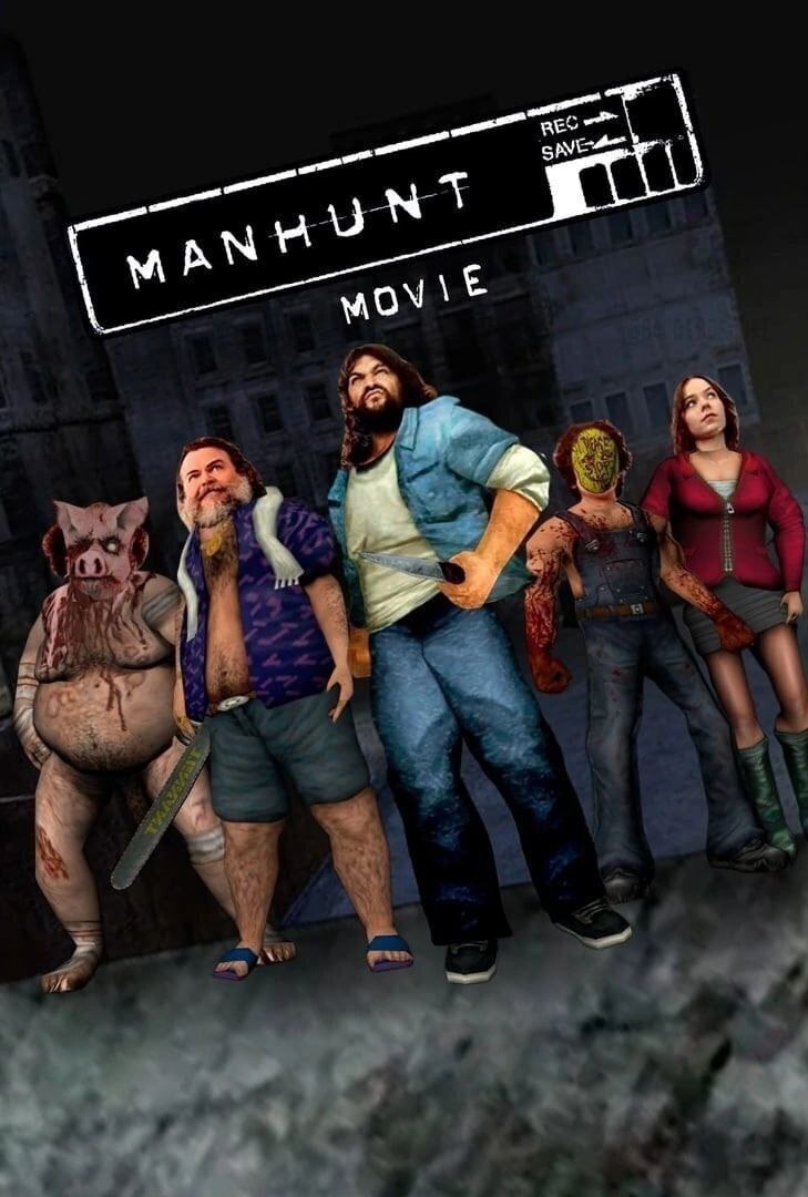 Manhunt movie Мем Manhunt movie, где колоритные персонажи позируют в ряд