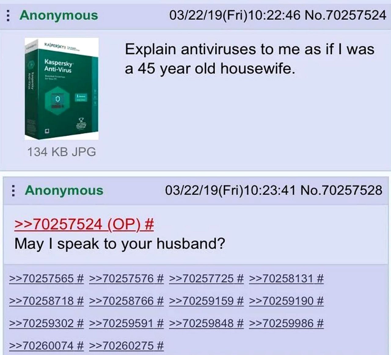 May I speak to your husband? Объясните антивирусы, будто мне 45-летняя домохозяйка. Могу я поговорить с вашим мужем?