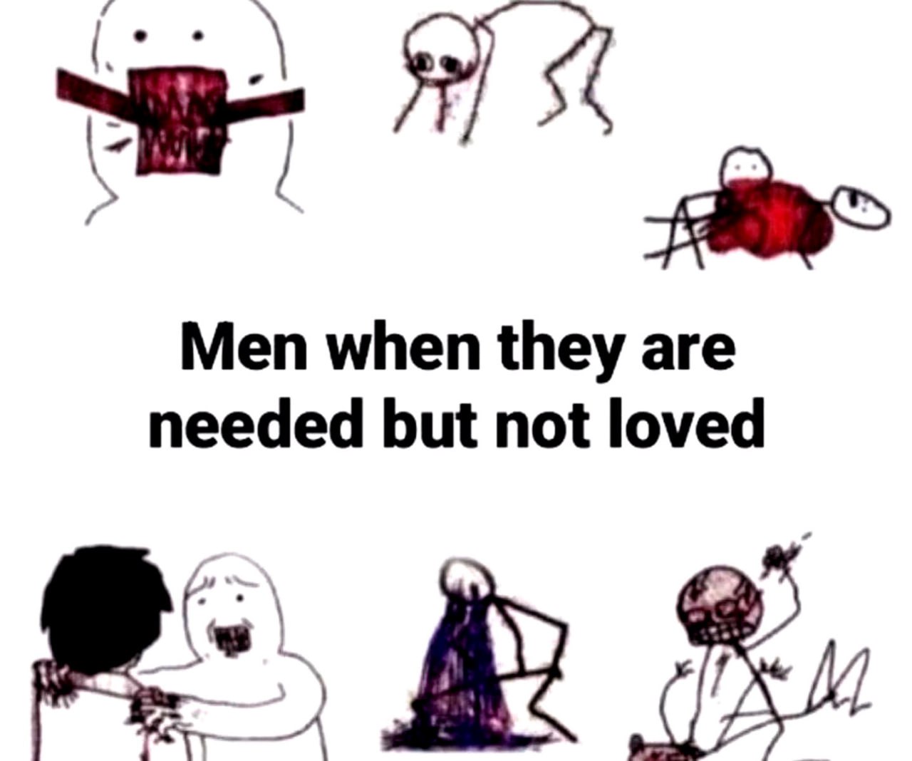 Men when they are needed but not loved Мужчины, когда в них нуждаются, но не любят