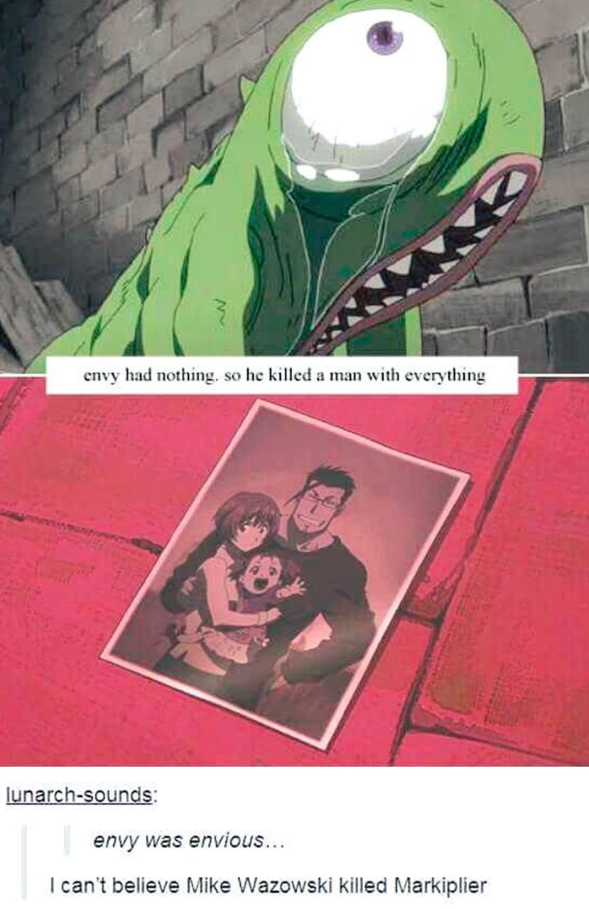 Mike Wazowski killed Markiplier Майк Вазовски убил Маркиплаера