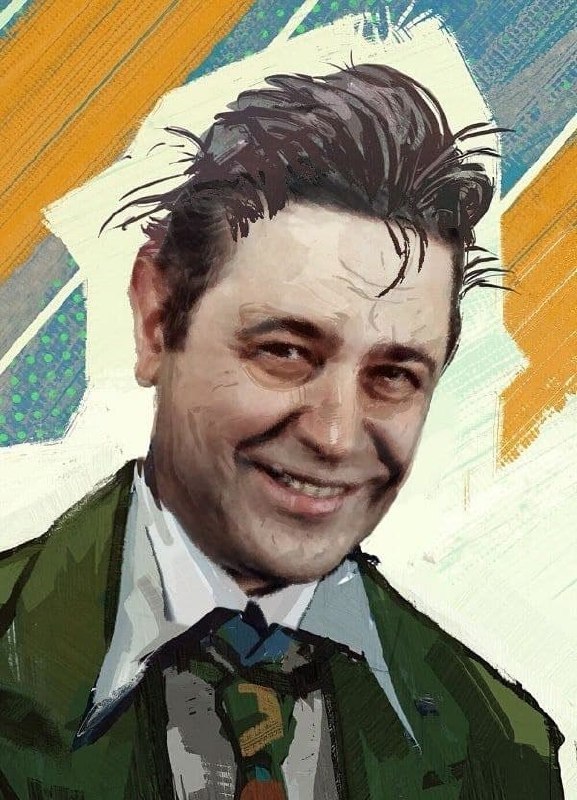 Мистер Бин Джокер Мистер Бин в образе Джокера, рисунок в стиле комиксов.