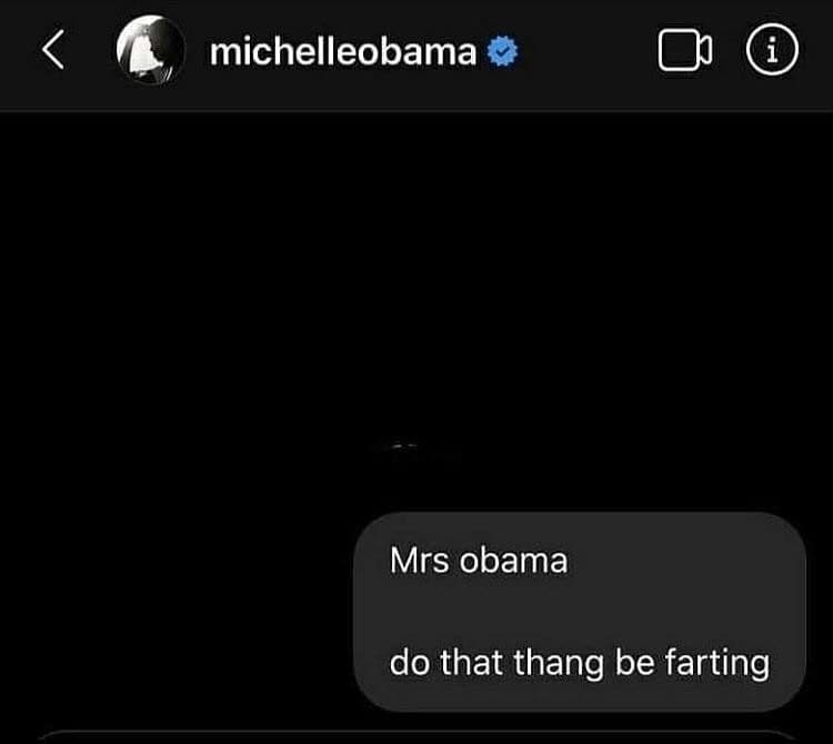 Mrs obama do that thang be farting Сообщение Мишель Обаме "Mrs obama do that thang be farting"