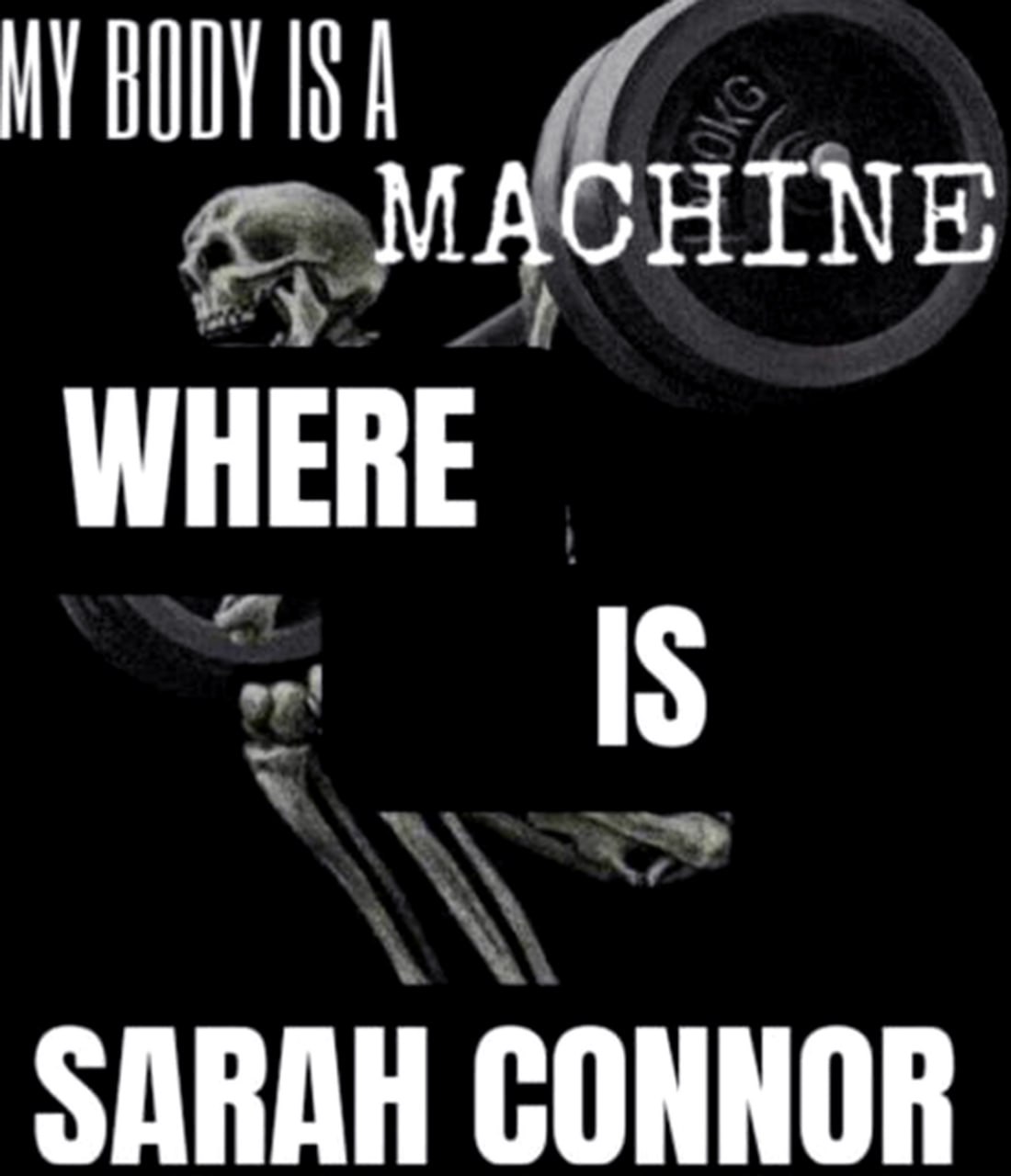 My body is a machine, where is Sarah Connor Мое тело машина, где Сара Коннор