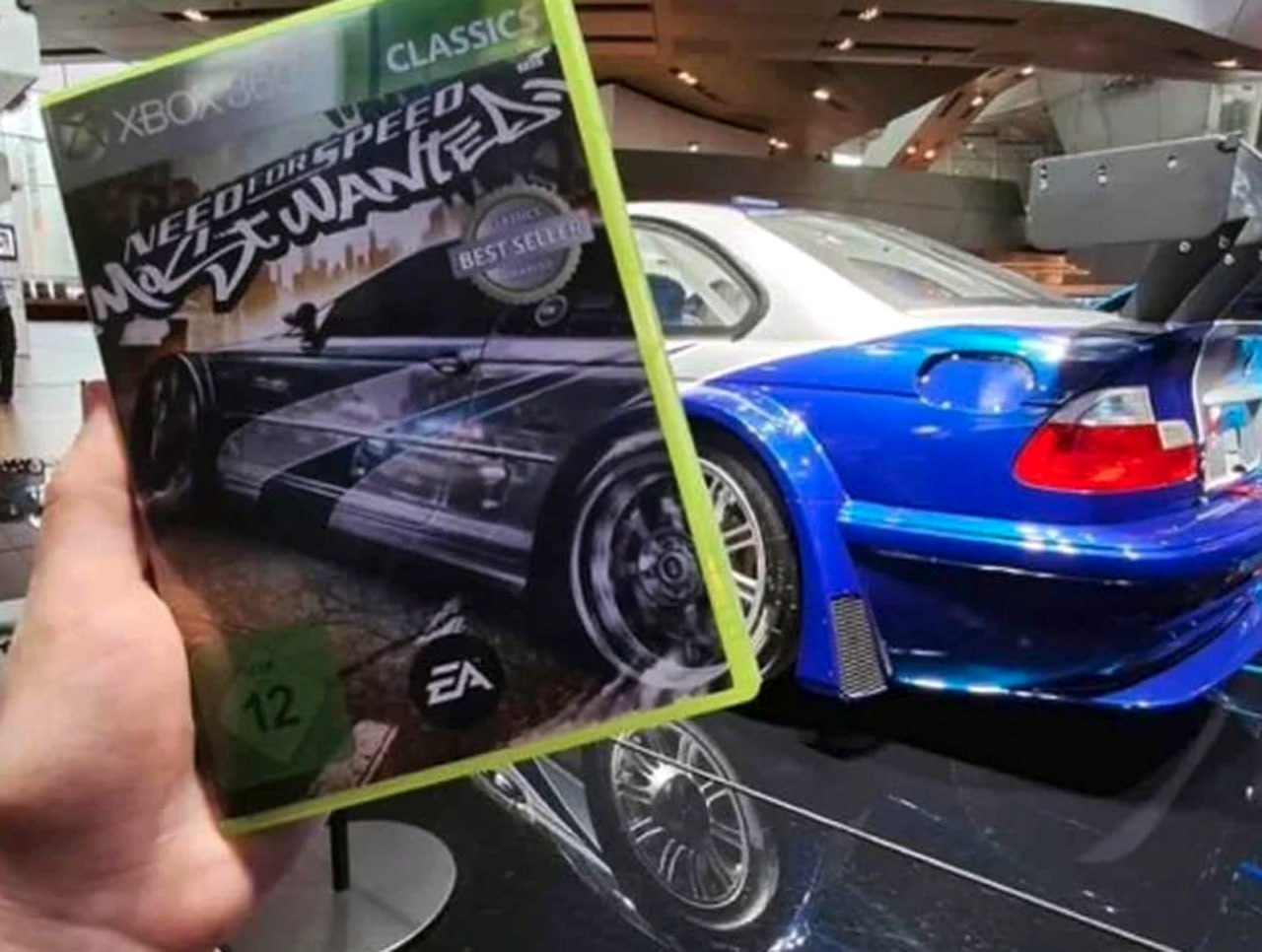 Need for Speed Most Wanted в реальной жизни Обложка игры Need for Speed Most Wanted почти идеально накладывается на настоящий автомобиль BMW M3 GTR