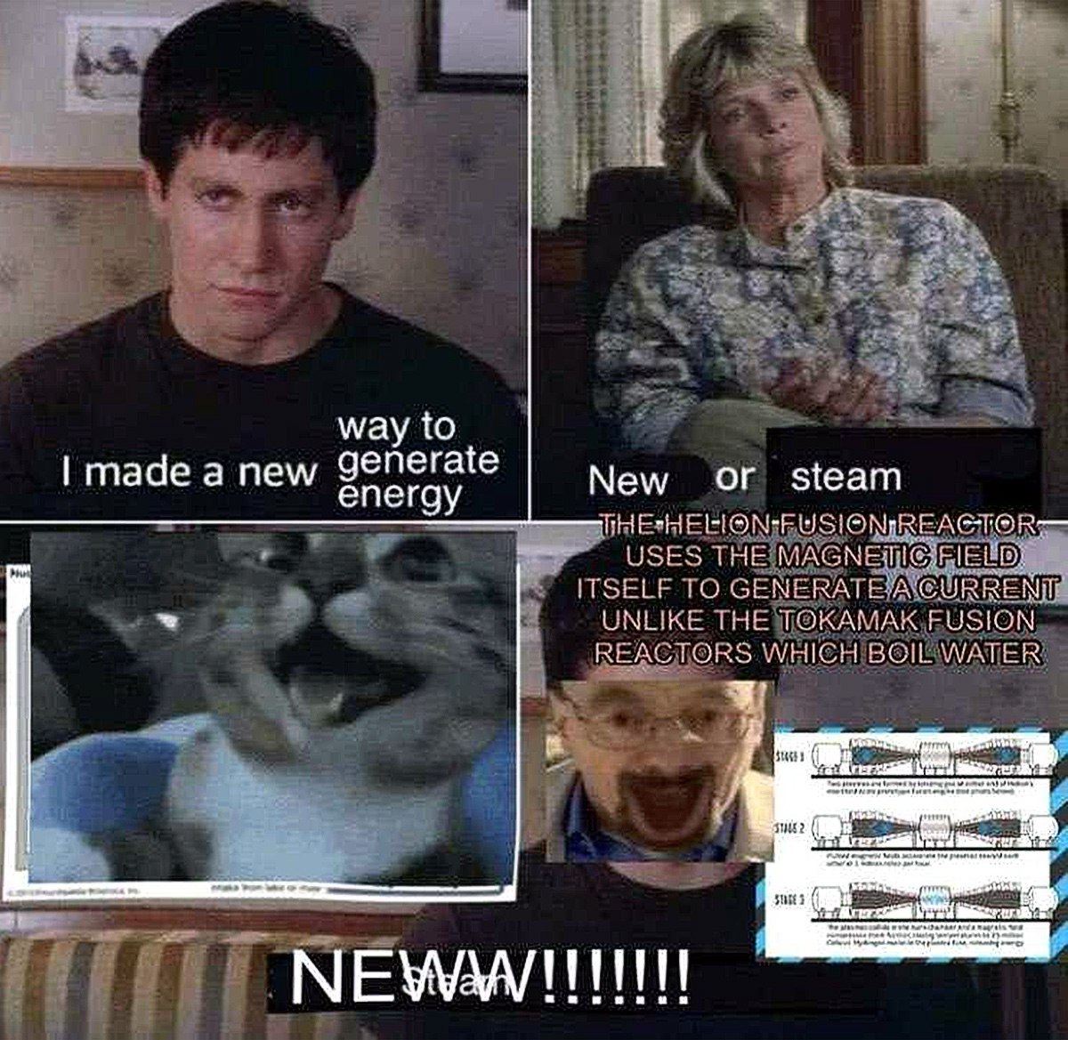 New or steam Мем New or steam с Джейком Джилленхолом и Уолтером Уайтом