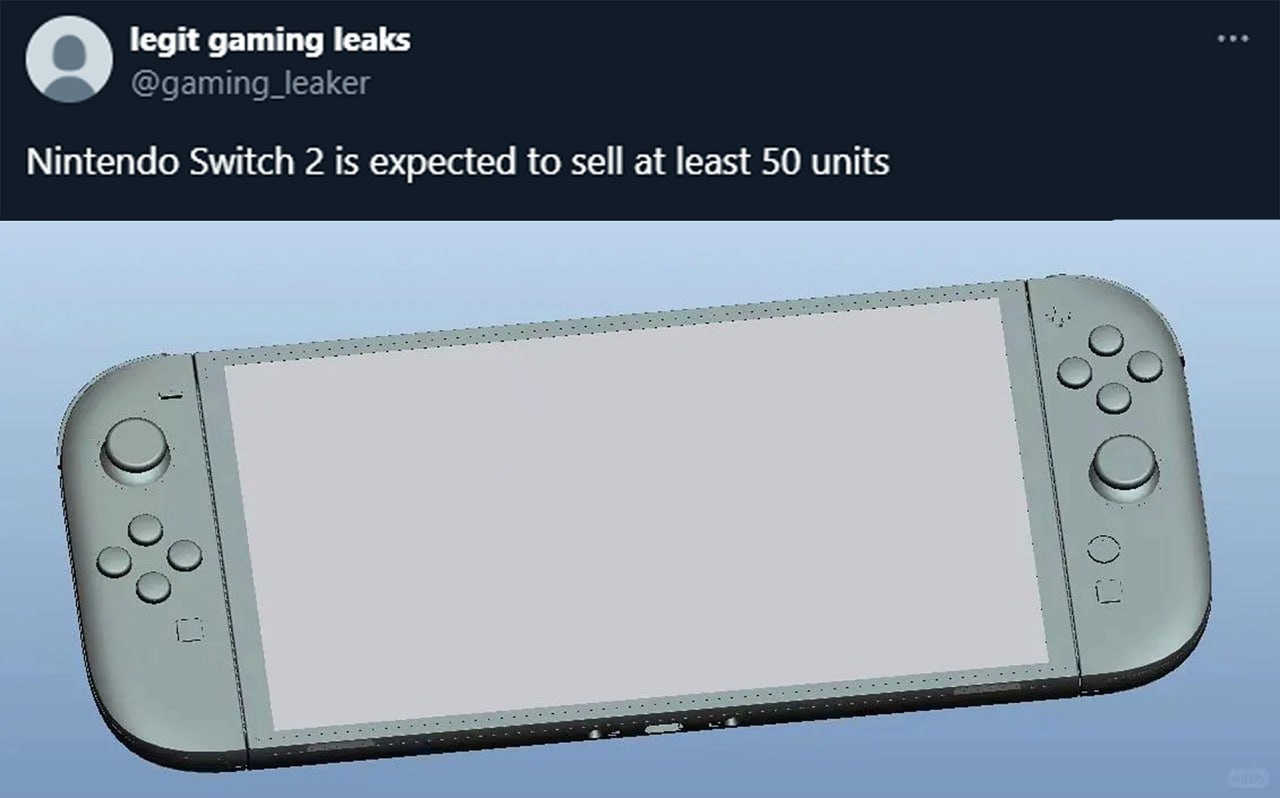 Nintendo Switch 2 is expected to sell at least 50 units Утечка про продажи Nintendo Switch 2 в 50 единиц