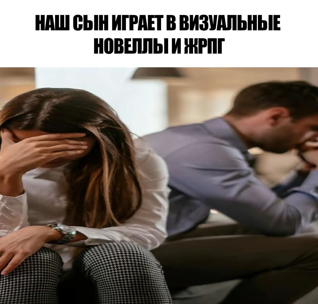 Наш сын играет в визуальные новеллы и ЖРПГ Мама и папа расстроились из-за увлечения сына визуальными новеллами и ЖРПГ