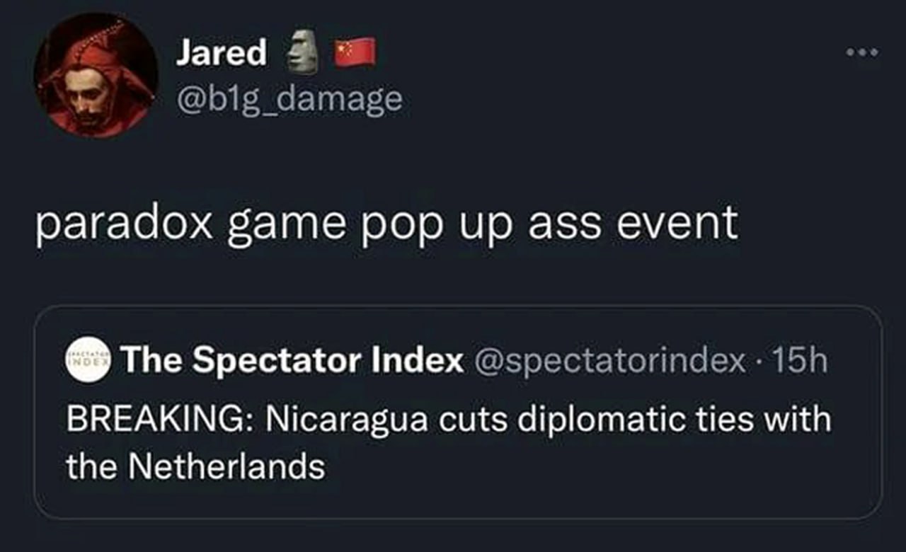 Paradox game pop up ass event Мем про новость, похожую на событие из игры Paradox