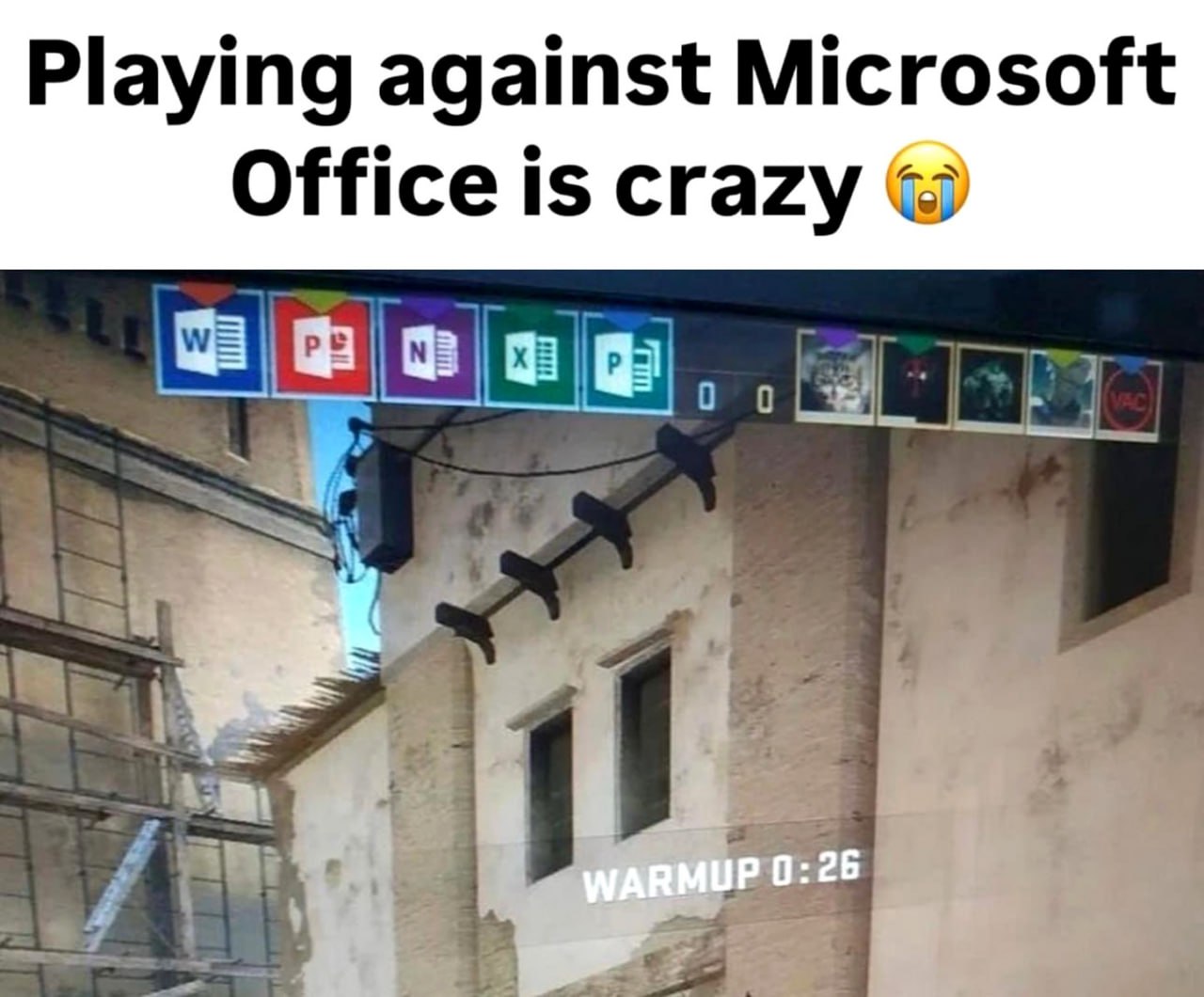 Playing against Microsoft Office is crazy Играть против Microsoft Office — это безумие