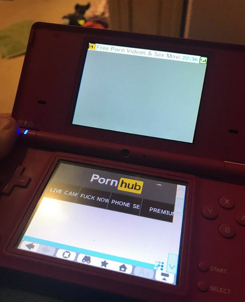Pornhub на Nintendo DS Порнхаб на Ниндендо ДС