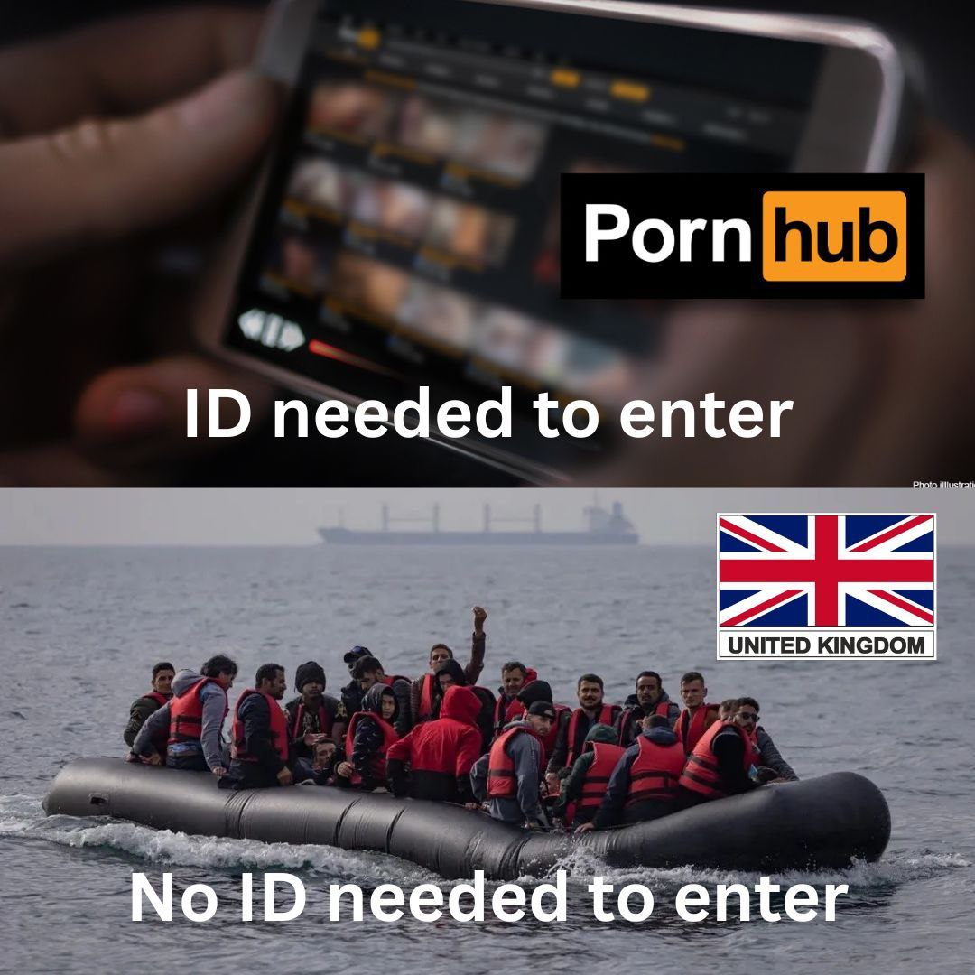 Pornhub vs United Kingdom Для входа на Pornhub нужен ID, а для въезда в Великобританию — нет