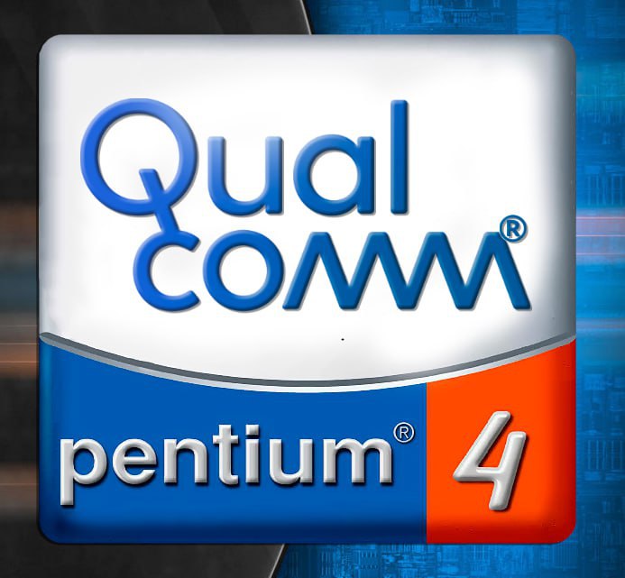 Qualcomm Pentium 4 Логотип Qualcomm Pentium 4