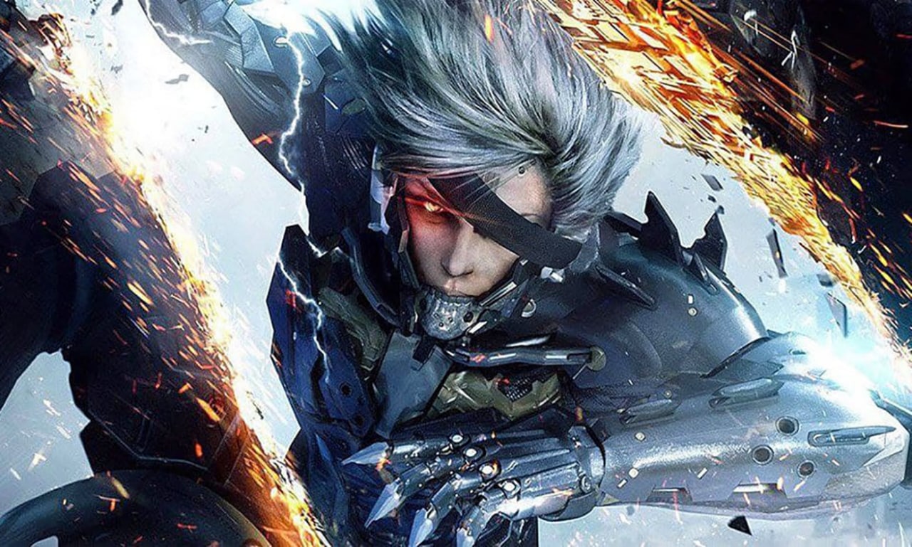 Райден из Metal Gear Rising: Revengeance Райден, главный герой Metal Gear Rising: Revengeance, в динамичном бою