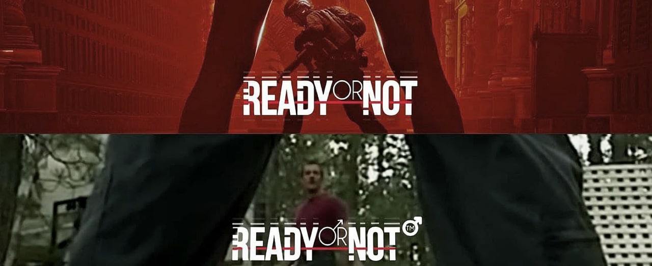 Мем Ready or Not Мем, сравнивающий шутер Ready or Not с фильмом «Я иду искать» под общей надписью Ready or Not.