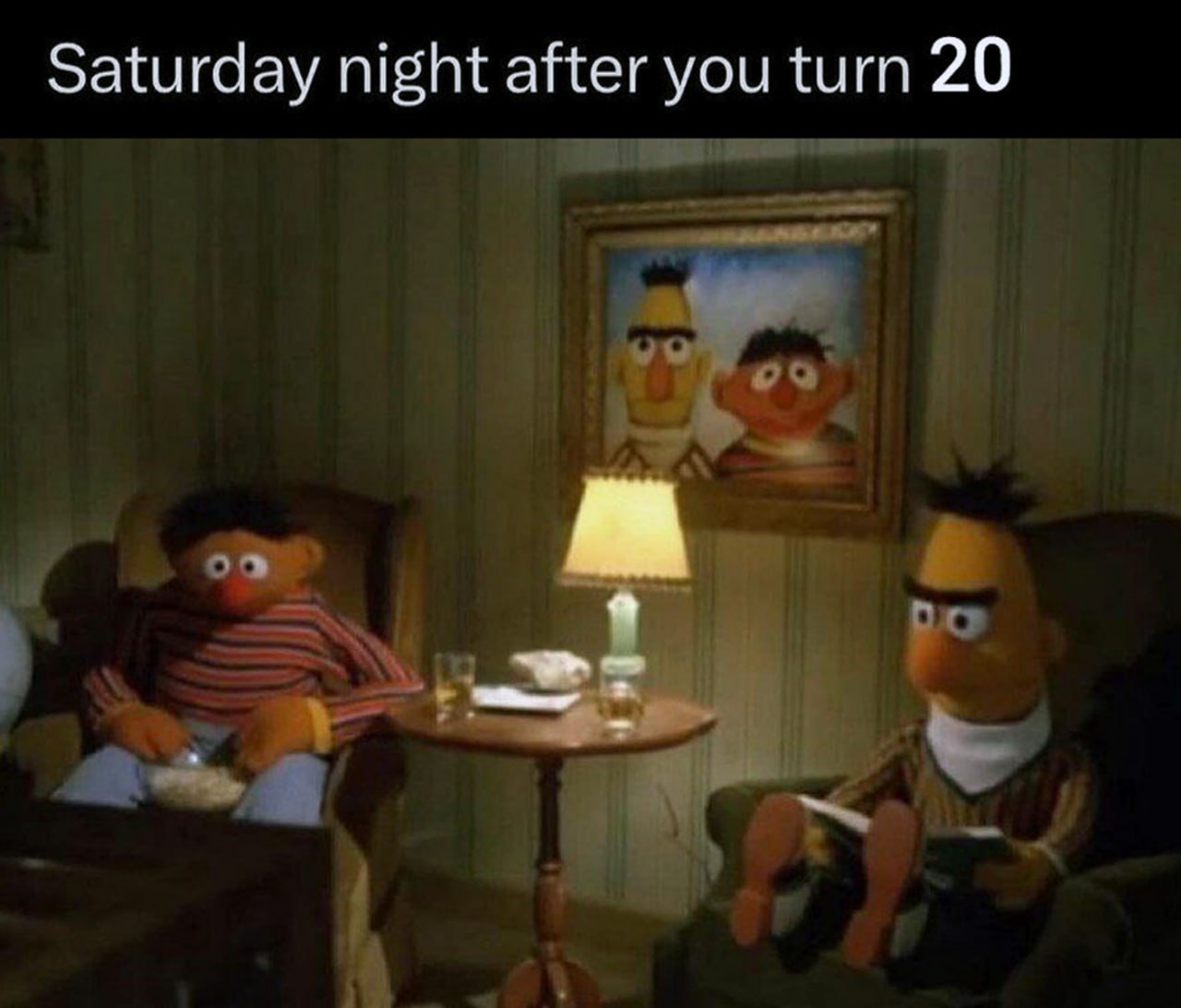Saturday night after you turn 20 Субботний вечер после 20 лет с Бертом и Эрни
