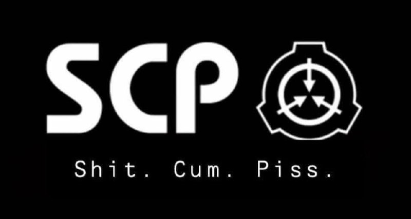 Расшифровка SCP shit cum piss Мем с расшифровкой SCP как shit cum piss