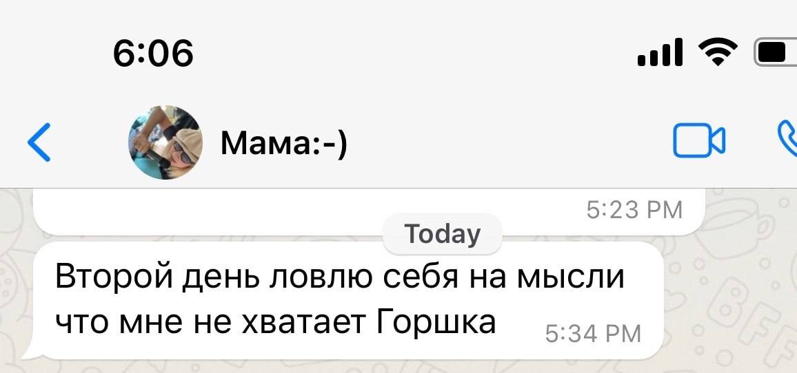 Второй день ловлю себя на мысли что мне не хватает Горшка Переписка с мамой, которая пишет: "Второй день ловлю себя на мысли что мне не хватает Горшка"
