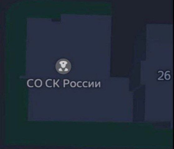 СО СК России на карте Метка "СО СК России" с иконкой собаки на карте