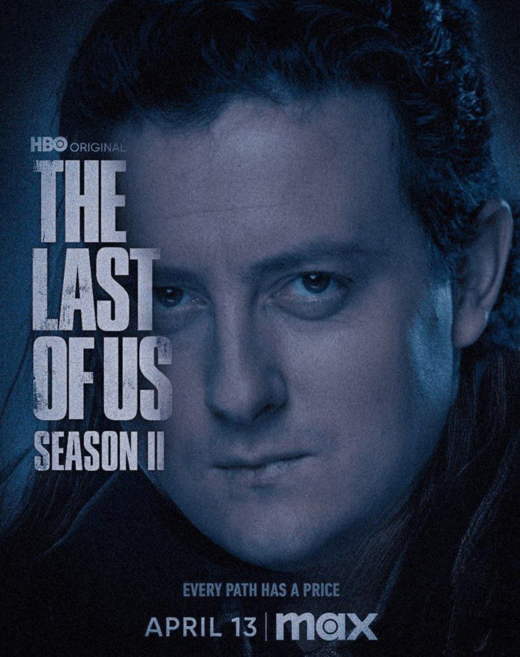 The Last of Us Season II с Девоном Савой Постер второго сезона сериала The Last of Us с Девоном Савой на обложке, где он смотрит прямо на зрителя. Сверху расположен логотип HBO Original, а снизу — дата выхода и надпись «Каждый путь имеет свою цену».