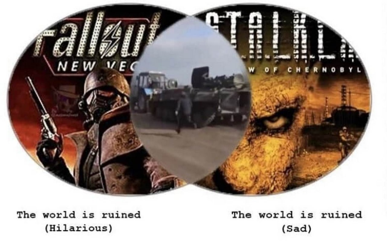Мир разрушен Мир разрушен: Fallout и S.T.A.L.K.E.R. как юмористическая и грустная антиутопии