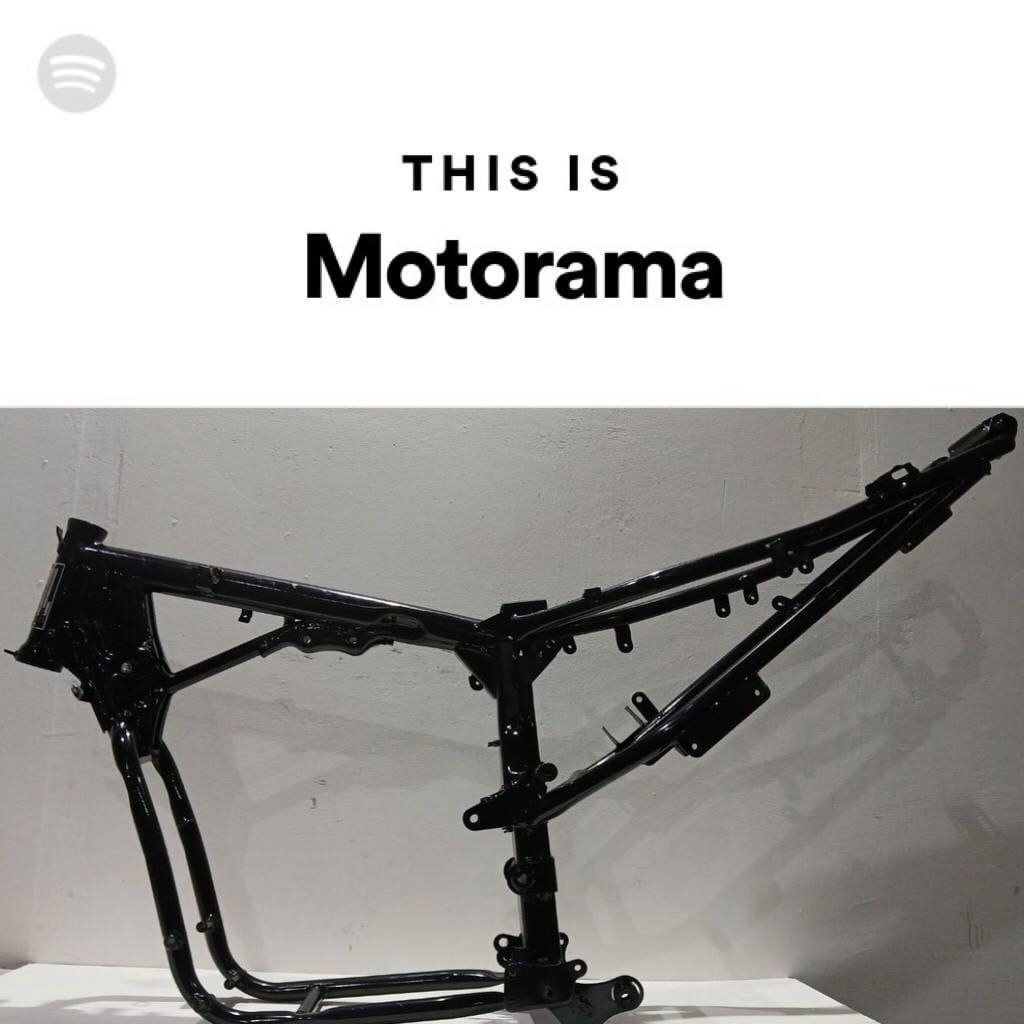 THIS IS Motorama рама мотоцикла Рама мотоцикла с надписью THIS IS Motorama