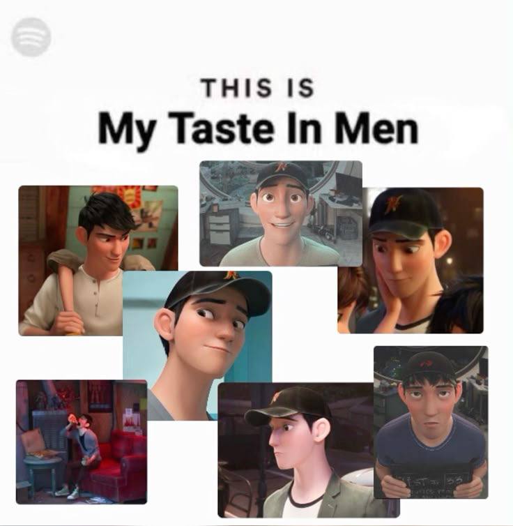 This is my taste in men Хиро Хамада Мем "This is my taste in men" с изображениями Хиро Хамада из мультфильма "Город героев"