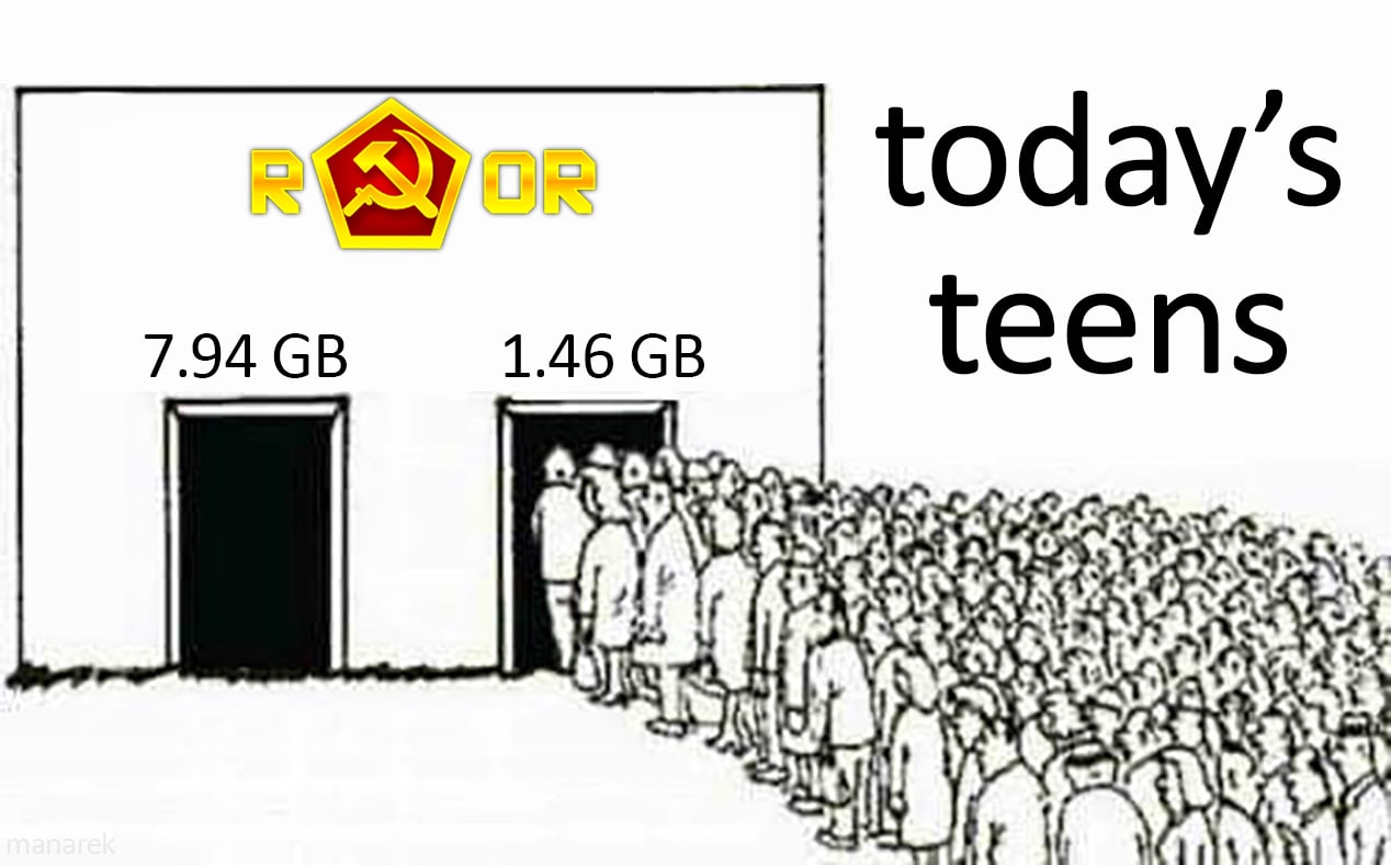 Today's teens Мем про современную молодежь, выбирающую небольшие объемы информации, когда есть гораздо большие.