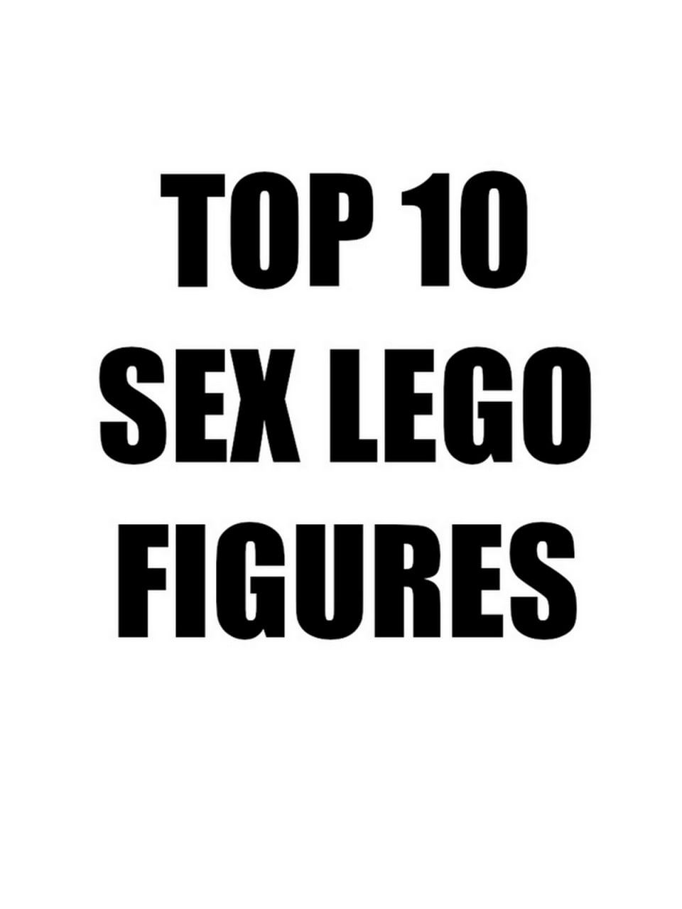 Top 10 sex Lego figures Топ 10 сексуальных фигурок Лего
