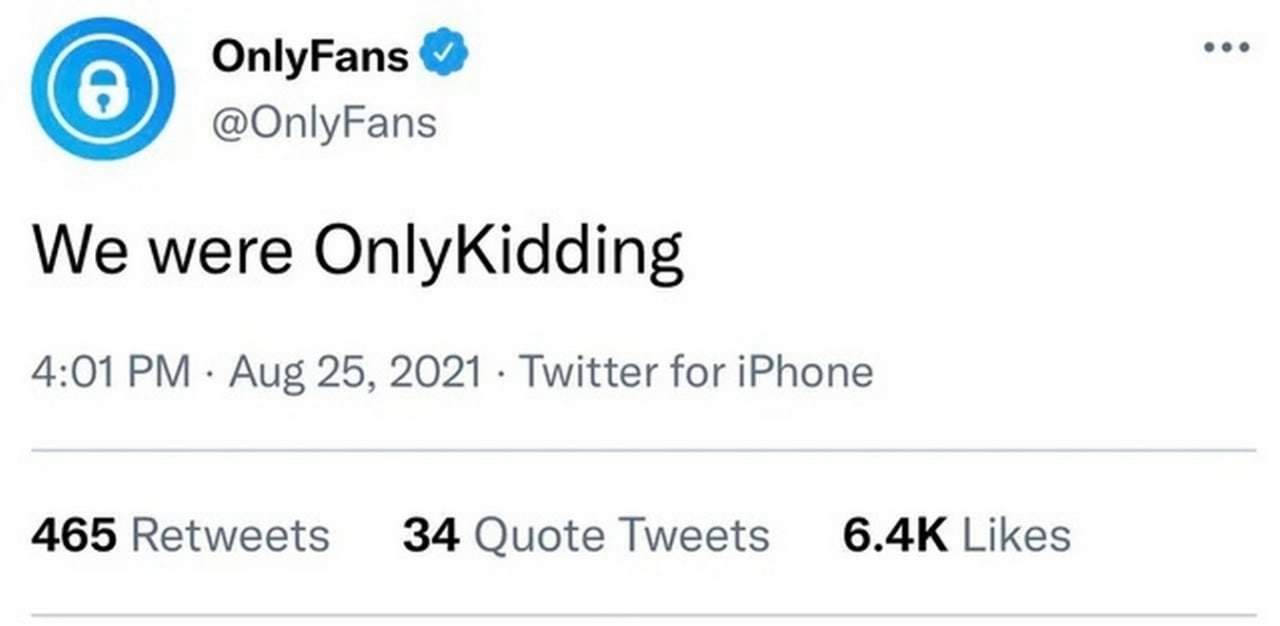 Мы просто пошутили OnlyFans Мы просто пошутили OnlyFans твит