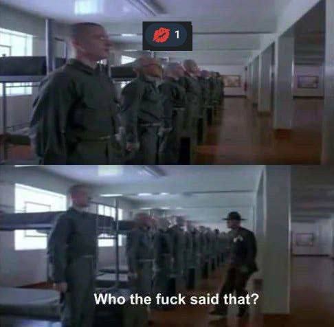 Кто это, блять, сказал, мем с губами и цифрой 1
