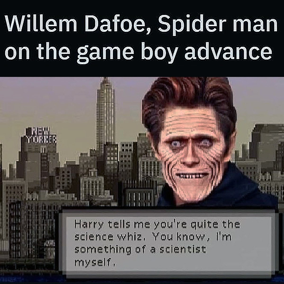 Уиллем Дефо, Spider man на Game Boy Advance Уиллем Дефо, Человек-паук на Game Boy Advance