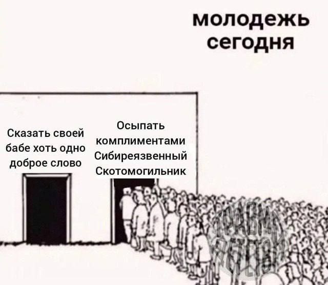 Молодежь сегодня Мем "Молодежь сегодня" о том, что проще осыпать комплиментами "Сибиреязвенный Скотомогильник", чем сказать доброе слово близкому человеку